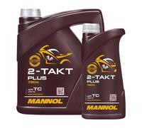 2 Tempi Olio Motore 4 Litro Mannol 2Takt Plus Parzialmente Sintetico Misto