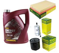 MANNOL 5 L Energy Premium 5W-30 + MANN-FILTER Per VW Golf Plus 5M1 521 1.4 16V