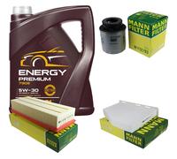 MANNOL 5 L Energy Premium 5W-30 + MANN-FILTER Per VW Golf VI Variant AJ5 1.4 TSI