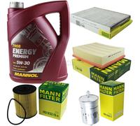 MANNOL 5 L Energy Premium 5W-30 + MANN-FILTER Per VW Passat 3B3 2.3 V5