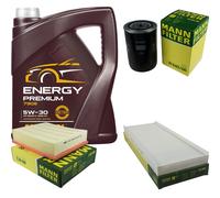 MANNOL 5 L Energy Premium 5W-30 + MANN-FILTER Per VW Passat Variant 3B5 1.8 T