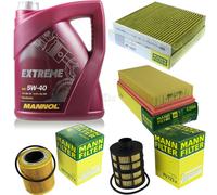 Mannol 5 L Estremo 5W-40 olio motore + Mann per Suzuki Swift III Mz Ez