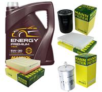 MANNOL 5L Energy Premium 5W-30 + MANN-FILTER Filtro Per Skoda Superb 3U4 1.8