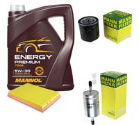 Mannol 5L Energy Premium 5W-30 + Mann filtro per VW Fox 5Z1 5Z3 1.4