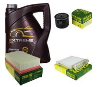 Mannol 5L Estremo 5W-40 olio motore + Mann per Nissan Note E11 NE11 1.5