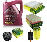 Mannol 5L Estremo 5W-40 olio motore + + Mann - per Renault Clio III BR0/1 1.6