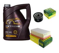 Mannol 5L Estremo 5W-40 olio motore + Mann per Renault Clio III BR0/1 1.6