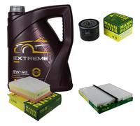 MANNOL 5L Estremo 5W-40 olio motore + Mann - per Renault Kangoo È Bop KW0 /