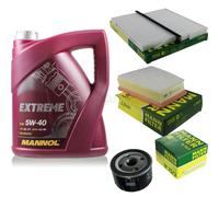 Mannol 5L Estremo 5W-40 olio motore + Mann per Renault Kangoo/Grand Kangoo 1.6