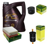 Mannol 5L Estremo 5W-40 olio motore + Mann per Renault Megane III BZ0_1.4