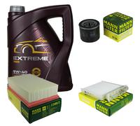 Mannol 5L Estremo 5W-40 olio motore + Mann per Renault Modus/Grand Modus 1.2