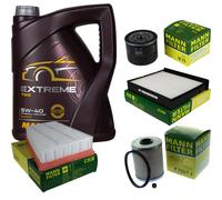 MANNOL 5L Estremo 5W-40 olio motore + Mann per Renault Scénic II JM0/1_ 1.9