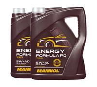 Mannol 5W-40 Formula Pd Olio Motore MB 229.51, Acea C3, 2x5 Litro