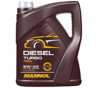 MANNOL 5W40 Olio Motore Diesel Turbodiesel Sintetico 5 L API CI-4/SN