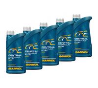 Mannol 5x 1 Litro Olio Idraulico Centrale Fluido Sterzo per BMW Volvo Opel