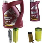 MANNOL 6 L Energy Premium 5W-30 + MANN-FILTER Per BMW 3 Gran Turismo F34 318D