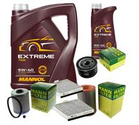 Mannol 6 L Estremo 5W-40 olio motore + Mann per Renault Espace III 1.9 Dti