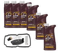 MANNOL 6 L Liquido ATF AG60 Filtro Olio Cambio Per Mercedes C-Klasse T