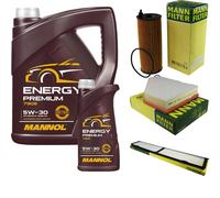 MANNOL 6L Energy Premium 5W-30 + MANN-FILTER Filtro Per BMW 1Er Coupe E82 123