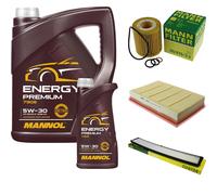 MANNOL 6L Energy Premium 5W-30 + MANN-FILTER Filtro Per BMW X3 E83 XDRIVE20I