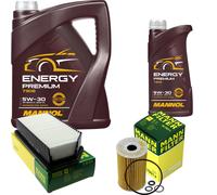 MANNOL 6L Energy Premium 5W-30 + MANN-FILTER Filtro Per KIA Soul AM 1.6 CRDi