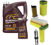 Mannol 6L Energy Premium 5W-30 + Mann filtro per BMW X4 F26 xDrive20d