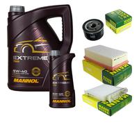 Mannol 6L Estremo 5W-40 olio motore + + Mann per Renault Clio III BR0/1 1.6