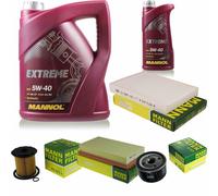 Mannol 6L Estremo 5W-40 olio motore + Mann per Renault Kangoo KC0/1_ D 55