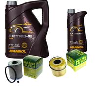 MANNOL 6L Estremo 5W-40 olio motore + + Mann per Renault Laguna II BG0/1_ 2.2