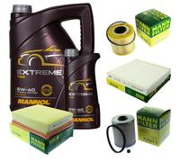 MANNOL 6L Estremo 5W-40 olio motore + Mann per Renault Laguna II BG0/1_ 2.2