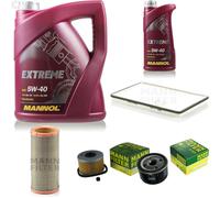 Mannol 6L Estremo 5W-40 olio motore + Mann per Renault Megane I Classe ic1.9