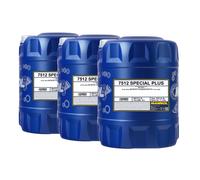 Mannol 7512 Special Plus SAE 10W-30 Olio Motore, VW 50500, 50101, 3x20 Liter