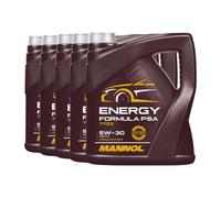 MANNOL 7703 Energy Formula PSA SAE 5W-30 Olio Motore Ester Sintetico 20 L