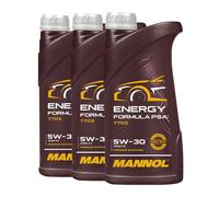 MANNOL 7703 Energy Formula PSA SAE 5W-30 Olio Motore PSA B71 2290, 3x1 Litro