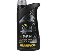 MANNOL 7713 O.E.M. 5 W-30 API SN/SM/SL for Hyundai Kia Olio Motore, 1 litro