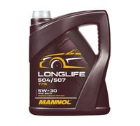 MANNOL LONGLIFE 504/507 Olio motore 5W-30 Olio 5L MN7715-5 per VW GOLF VI (5K1)
