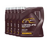 MANNOL 7715 SAE 5W-30 Olio Motore A Lunga Durata VW 504.00/507.00, MB 229.51, 4