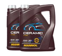 Mannol 7720 Ceramica SAE 5W-30 Olio Acea C3, VW 50501, BMW LL-04, 2x5 Litro