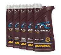 Mannol 7720 Ceramica SAE 5W-30 Olio Acea C3, VW 50501, BMW LL-04, 5x1 Litro