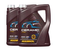 Mannol 7720 Ceramica SAE 5W-30 Olio Motore Acea C3, VW 50501, BMW LL-04, 2x5 Lt.