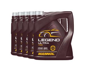 MANNOL 7918 Legend Ultra SAE 0W20, API SP RC, 5x4 Litri