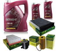 Mannol 7L Estremo 5W-40 olio motore + + Mann per Renault Megane II BM0 /