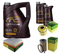 MANNOL 7L Estremo 5W-40 olio motore + Mann per Renault Trafic II Scatola 2.5