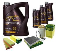Mannol 8L Estremo 5W-40 olio motore + Mann per Mercedes W211 E 320