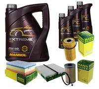 MANNOL 8L Estremo 5W-40 olio motore + Mann per Nissan NV400 Bus B 2.3 CDTI