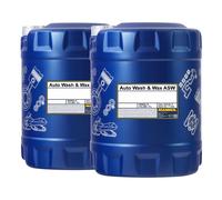 Mannol 9809 Auto Wash & Wax Asw Pkw-Shampoo Con Poliereigenschaften, 2x10 Litro