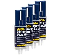 Mannol 9904 2K Epoxy-Plastik Adesivo 4x 30g Epossidico Adesivo Bicomponente