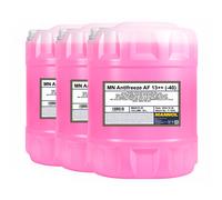 MANNOL AF13++ -40°C Antigelo Per Radiatore Ready-Mix, 3x20 Litri