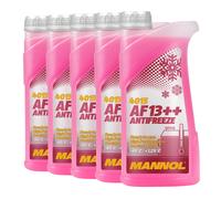 MANNOL AF13++ -40°C Antigelo Radiatore Pronto All'Uso TL-774 G/J, 5x1 Litro