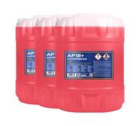 60 (3x20) Litro Mannol Longlife Antigelo AF12 + Antigelo Concentrato Rosso